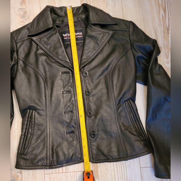 Wilsons Leather Vintage Classic Blazer Style Jacket - Picture 11 of 16